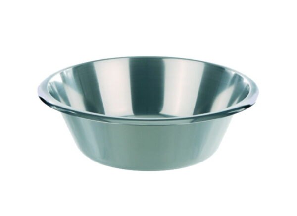 Laboratory-bowls, 18/10 steel