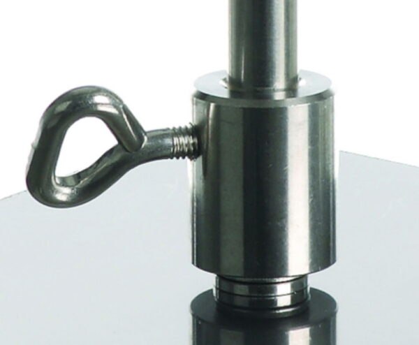 Retort stand base coupling / rod adapter