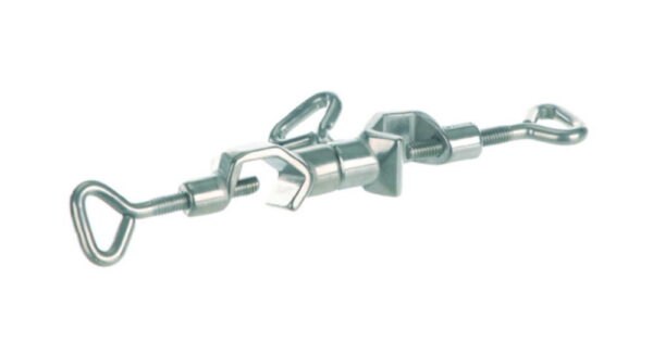 Swivelling bosshead, 18/10 steel, angle 0 to 360°