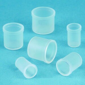 Sealing caps for test tubes, versilic silicone