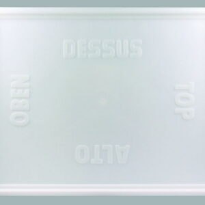 Lids for stacking and transport containers.