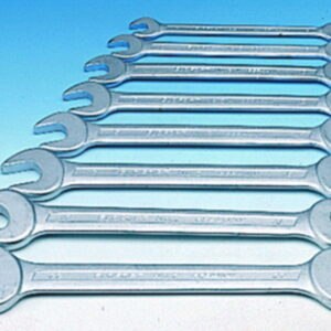 Double open-ended spanner set