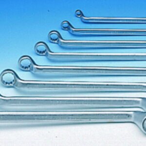 Double-ended ring spanner set