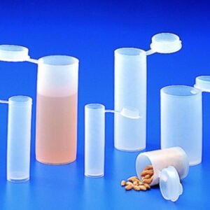 Jars with snap cap, PE