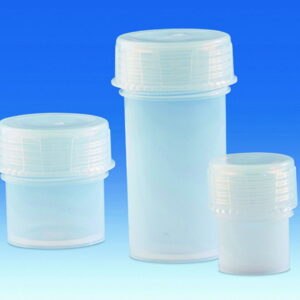 Sample jars with screw cap, PFA