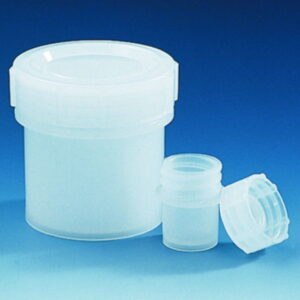 Jars with screw cap, HDPE