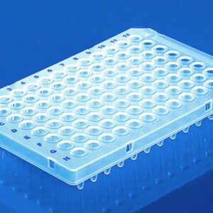 96-well PCR plates, PP, semi-skirted