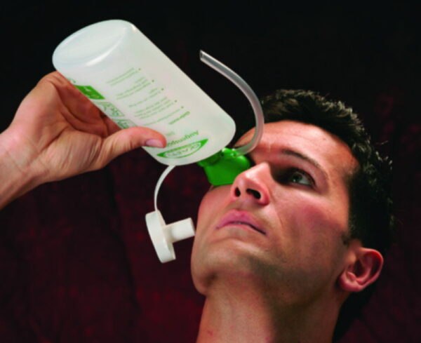 Eye wash bottle, comfort version