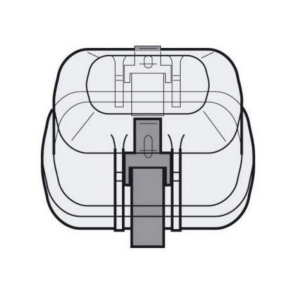 Caps, aerosolitght for rectangular bucket 250 ml