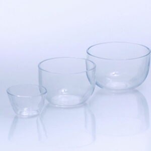 Crucibles, quartz glass, medium form