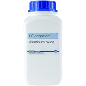 Aluminium oxide adsorbents for low pressure column chromatography