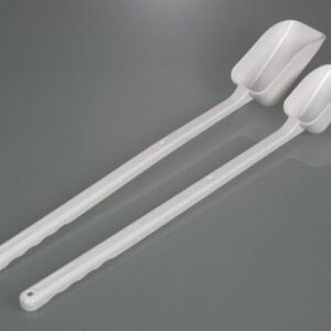 Disposable scoops, long handle, Bio, Green PE