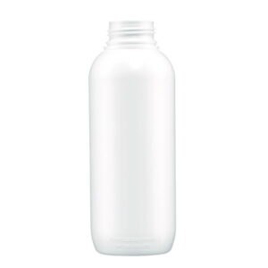 Round Bottles without closure, series 321 "VarioPack Dual" with PA barrier layer, white
