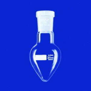 Pear shape flasks with conical ground joints, DURAN®