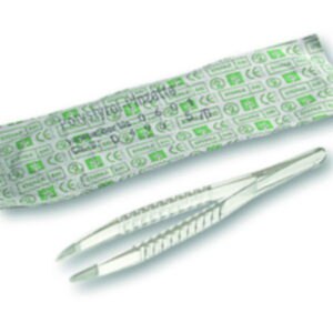 Disposable anatomical tweezers, ABS, sterile