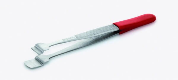 Tweezers for filter paper, stainless steel