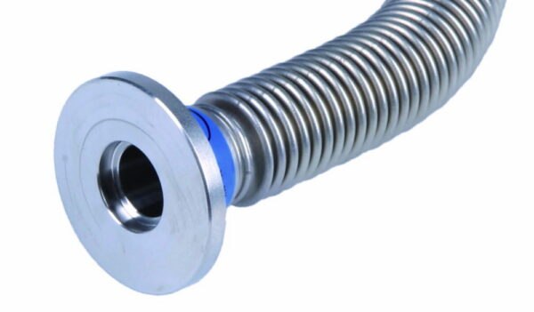 Vacuum fittings, flexible metal tubing