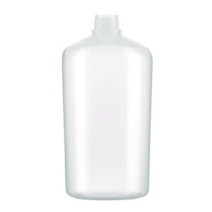 Round square-shouldered bottles without closure series 302, HDPE