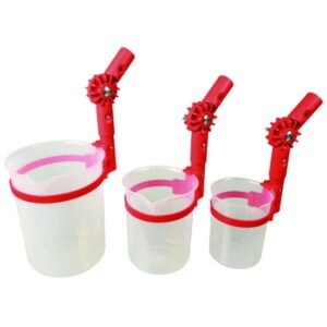 Angular, sample beakers, angled for TeleScoop, PP