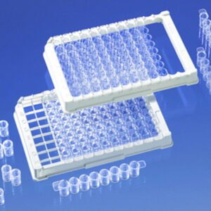 Strip plates 12 x F8 BRANDplates®, immunoGrade™, with grid