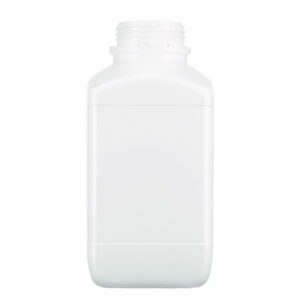 Square reagent bottles without closure, HDPE