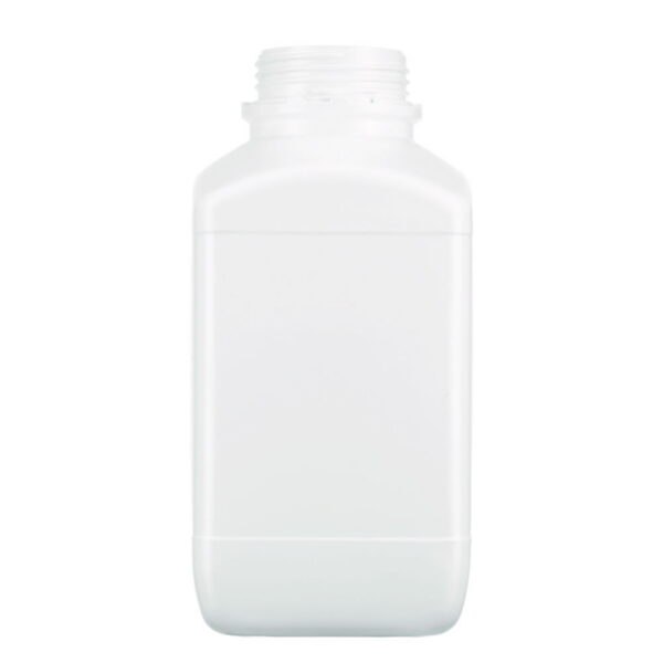 Square reagent bottles without closure, HDPE