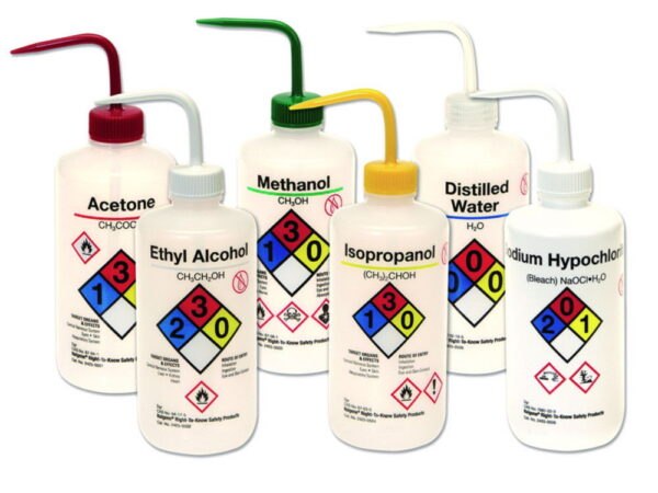 Safety washbottles Nalgene™, PE