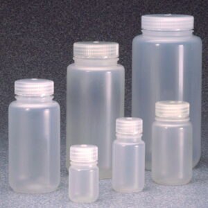 Wide-mouth packaging bottles Nalgene™ PPCO, with closure, PP