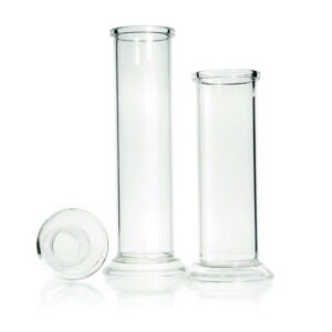 Standing cylinder, DURAN®, rim flanged and surface-ground