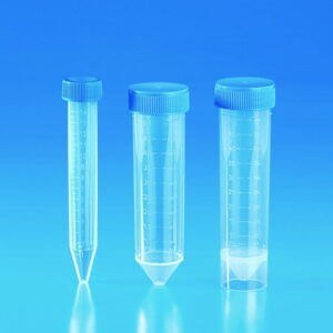 Conical test and centrifuge tubes, PP, graduated