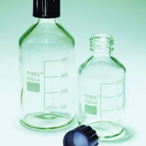 Laboratory bottles, PYREX®, with screw cap