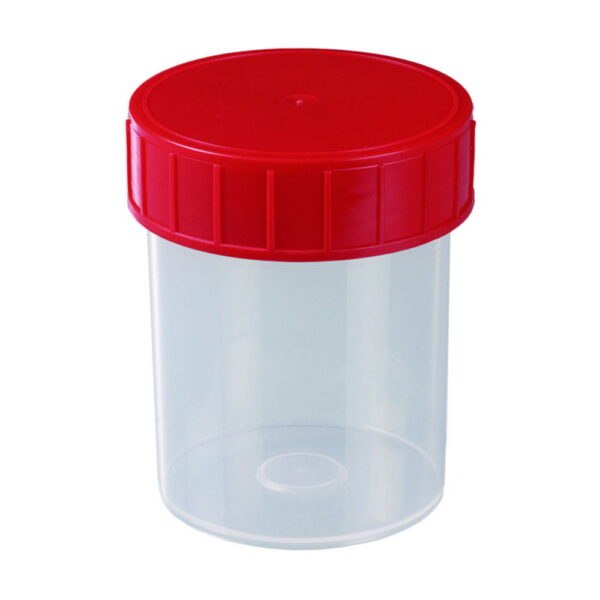 Sample beakers, PP, with screw cap, LDPE
