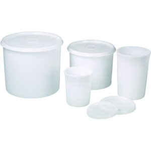 All-purpose boxes, round, PE