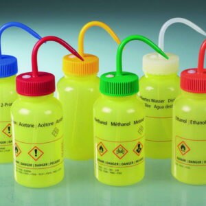 Wash bottles, with GHS imprint, LDPE