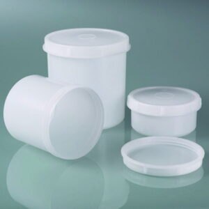 Containers with screw lid, PP