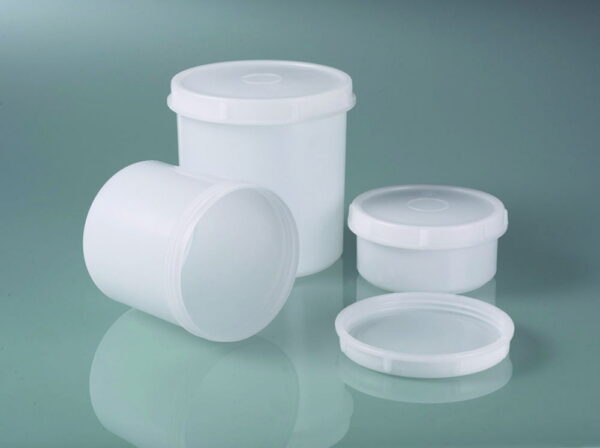 Containers with screw lid, PP