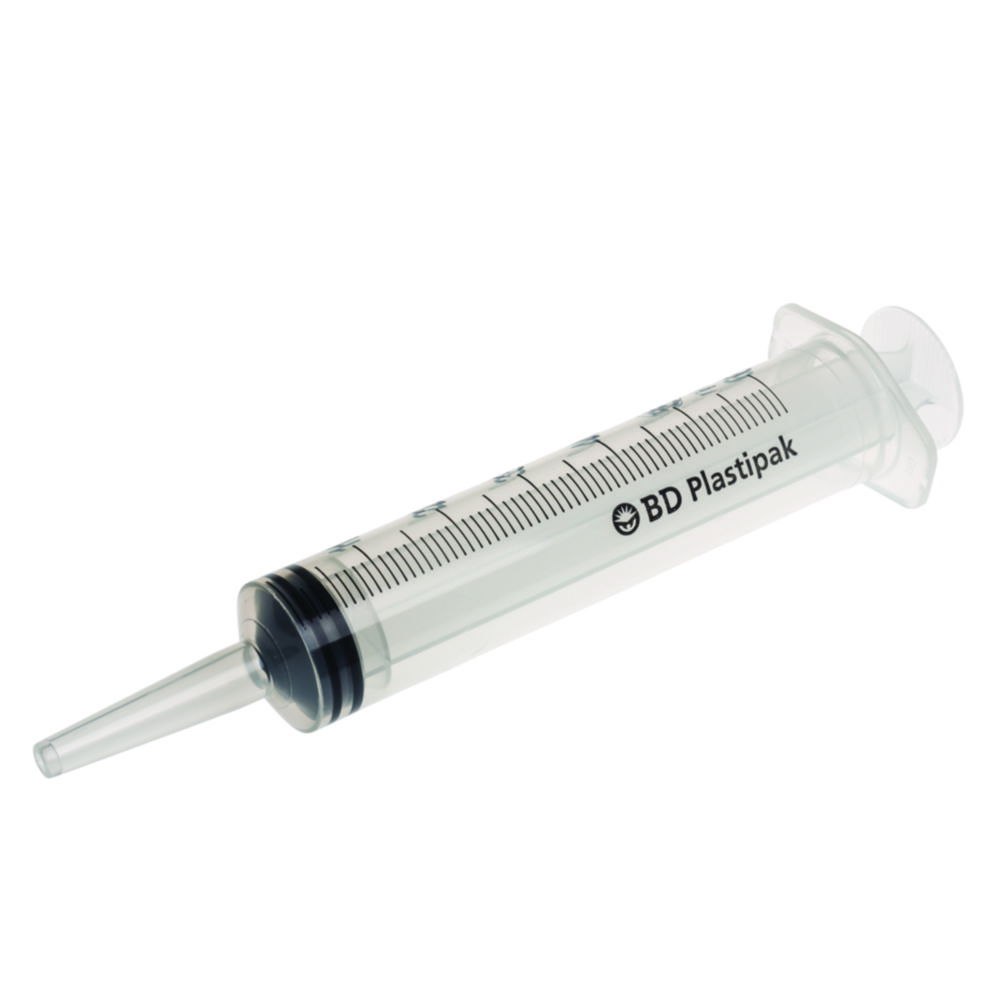 Disposable syringes, 3-piece, PP, sterile, with catheter hub