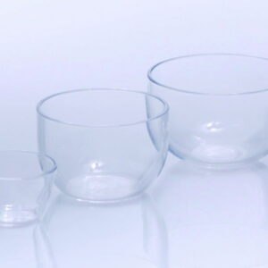 Crucibles, quartz glass, low form