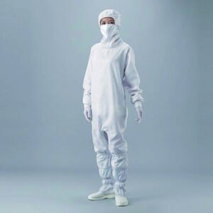 Overall for cleanroom ASPURE, polyester, with hood and mask