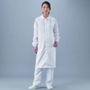 Laboratory coat ASPURE, for cleanroom, Polyester, with zip