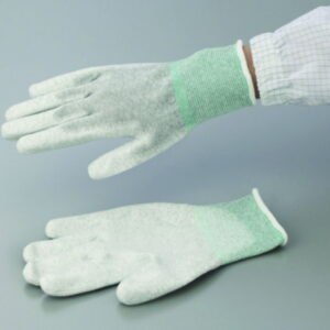 Gloves ASPURE ESD, Anti-static, grey, Nylon, coated palm