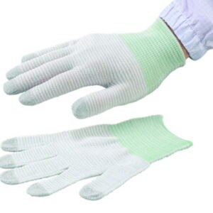 Conductive Gloves ASPURE LINE, Anti-static, white, Nylon
