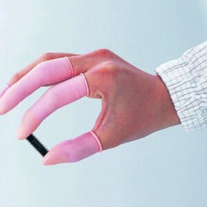 Finger Cots ASPURE, anti-static, Natural rubber