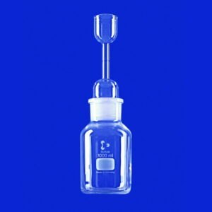 Pycnometer heads with wide-neck bottle