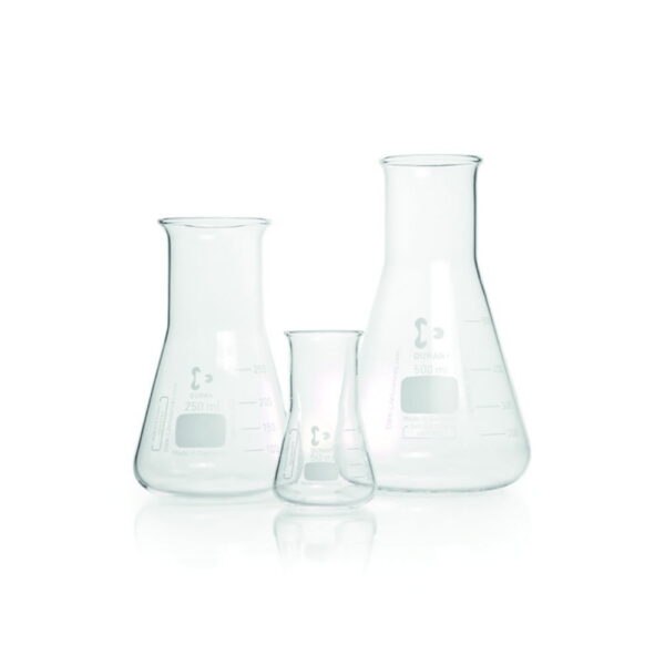 Erlenmeyer flasks, DURAN®, wide neck
