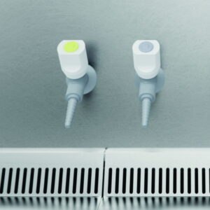 Media connections for chemical laboratory fume cupboards ChemFAST Elite and workbenches