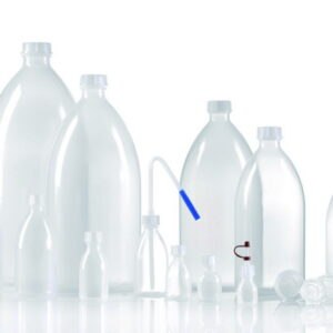 Narrow-mouth bottles, series 301, LDPE, with srew cap