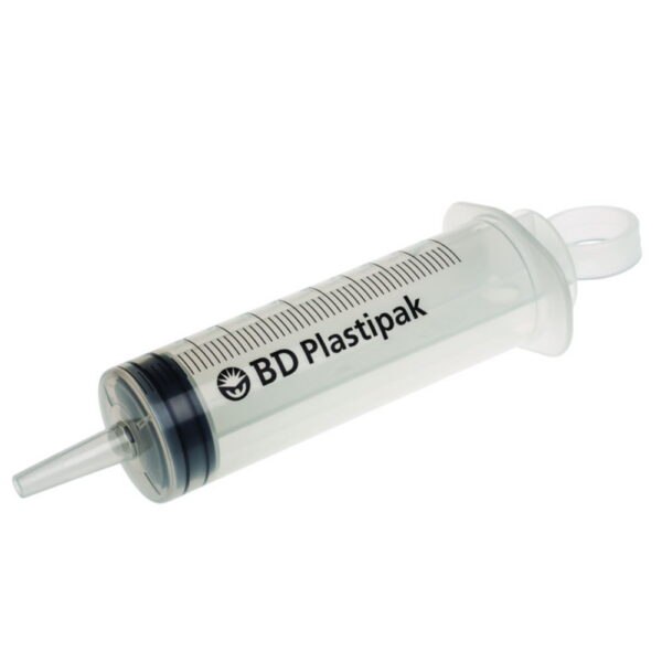 Disposable syringes, 3-piece, PP, sterile, with catheter hub and Luer adapter
