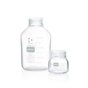 Laboratory bottles protect+ DURAN®, GLS80, with retrace code