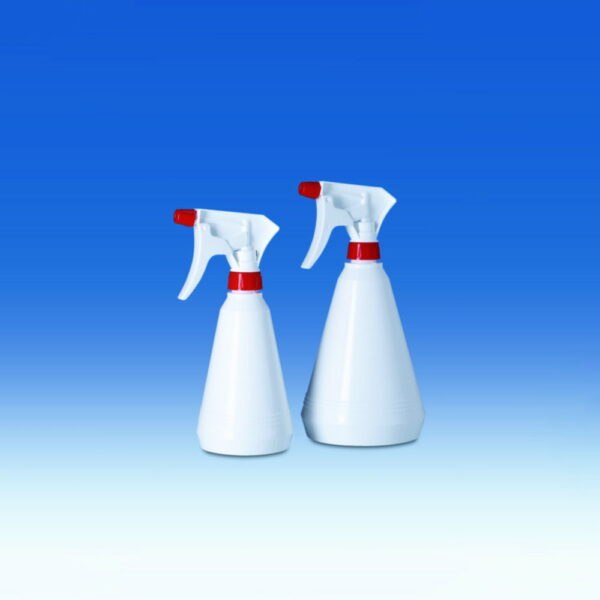 Spray bottles, PP, white